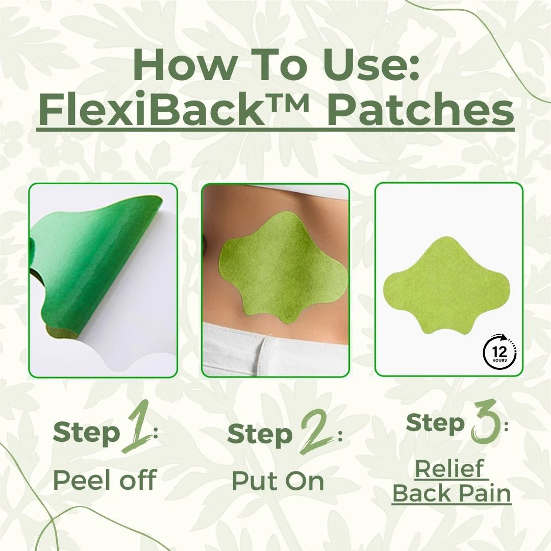 Back pain relief- 12 patches